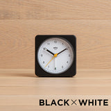 BRAUNブラウンアラームクロックBC03時計置き時計アナログ目覚まし時計トラベル旅行携帯小型ブラック黒ホワイト白