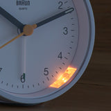 BRAUNブラウンアラームクロックBC12時計置き時計アナログ目覚まし時計トラベル旅行携帯小型ブラック黒ホワイト白グレーギフトプレゼント