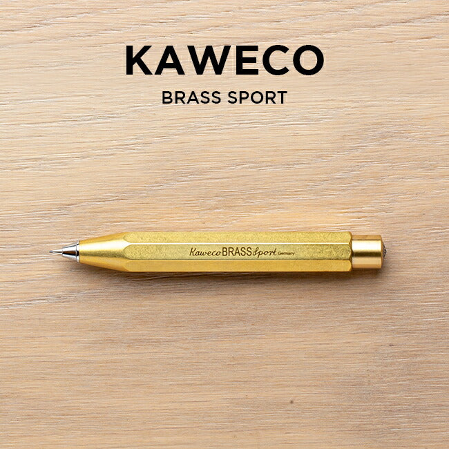 KAWECOカヴェコブラススポーツペンシル0.7MM筆記用具文房具ブランドシャープペンシルシャーペンゴールド金ギフトプレゼント