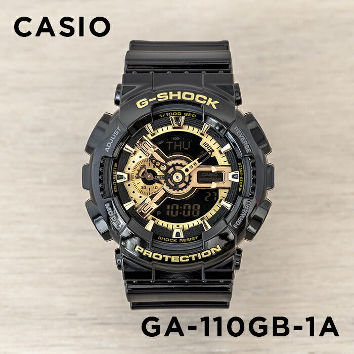 CASIOG-SHOCKBLACK×GOLDSERIESカシオGショックブラック×ゴールドシリーズGA-110GB-1A腕時計メンズジーショックアナデジ防水ブラック黒ゴールド金