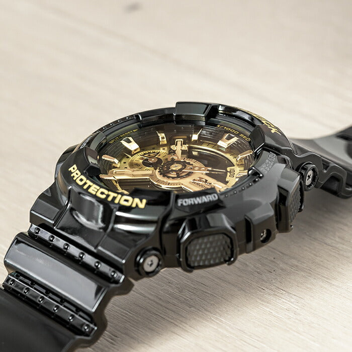 G-SHOCK PROTECTION ブラック ゴールド 黒金 - 時計