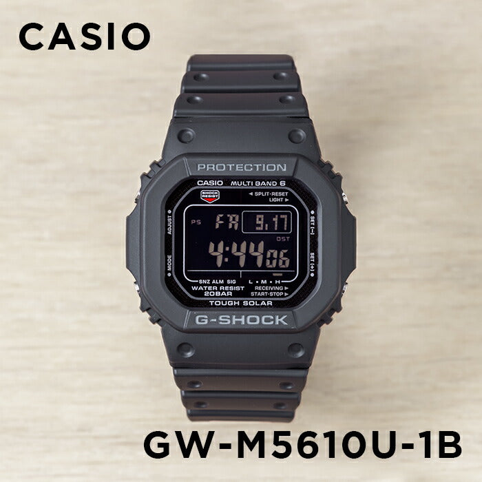 【10年保証】CASIOG-SHOCKカシオGショックGW-M5610U-1B腕時計時計ブランドメンズキッズ子供男の子デジタル電波ソーラーソーラー電波日付カレンダー防水ブラック黒オールブラックギフトプレゼント