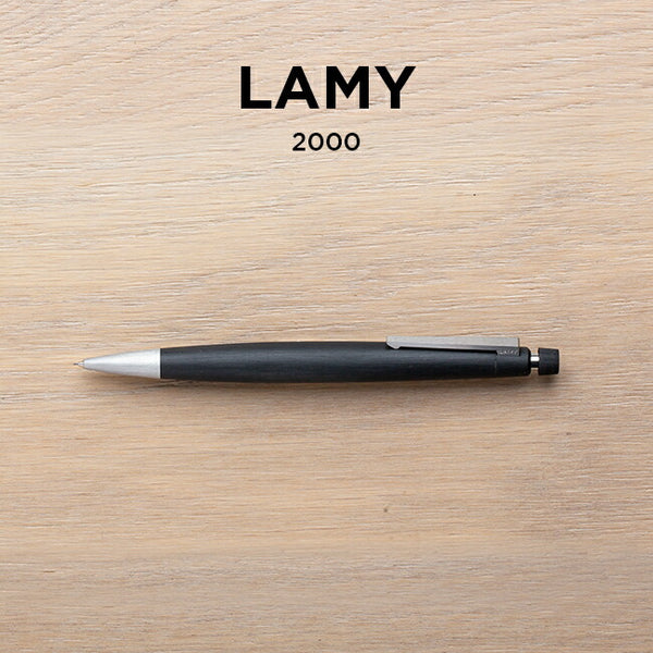 LAMYラミー2000ペンシル0.5MML101筆記用具文房具シャープペンシルシャーペンブラック黒シルバー