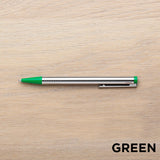 LAMYラミーロゴステンレス油性ボールペン筆記用具文房具ブラック黒シルバーレッド赤ブルー青グリーン緑