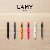 LAMYラミーピコ油性ボールペン筆記用具文房具ボールペンブラック黒ネイビーオレンジホワイト白シルバーギフトプレゼント