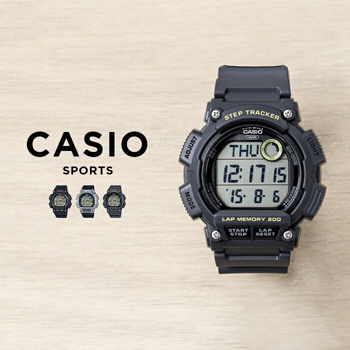 【10年保証】【日本未発売】CASIOSPORTSカシオスポーツ腕時計時計ブランドメンズレディースキッズ子供男の子女の子チープカシオチプカシランニングウォッチステップトラッカー歩数計デジタル日付カレンダー防水海外モデルギフトプレゼント