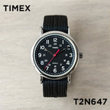 TIMEXWEEKENDERタイメックスウィークエンダー38MMメンズT2N647腕時計時計ブランドレディースミリタリーアナログシルバーブラック黒ナイロンベルトギフトプレゼント