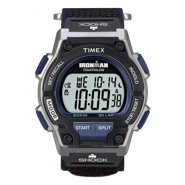 TIMEXIRONMANタイメックスアイアンマンオリジナル30ショックメンズT5K198腕時計時計ブランドレディースランニングウォッチデジタルブラック黒ブルー青ナイロンベルトギフトプレゼント