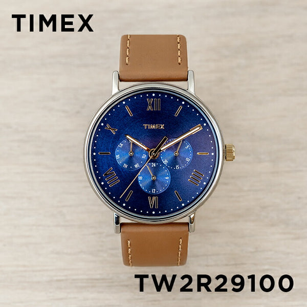 TIMEXSOUTHVIEWタイメックスサウスビューマルチ41MMTW2R29100腕時計時計ブランドメンズレディースアナログネイビーブラウン茶レザー革ベルトギフトプレゼント