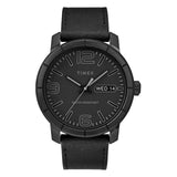 【日本未発売】TIMEXタイメックスモッド4444MMTW2R64300腕時計メンズアナログブラック黒レザー革ベルトオールブラック海外モデル
