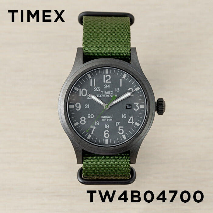 【日本未発売】TIMEXEXPEDITIONタイメックスエクスペディションスカウト40MMTW4B04700腕時計時計ブランドメンズレディースミリタリーアナログカーキブラック黒ナイロンベルト海外モデルギフトプレゼント