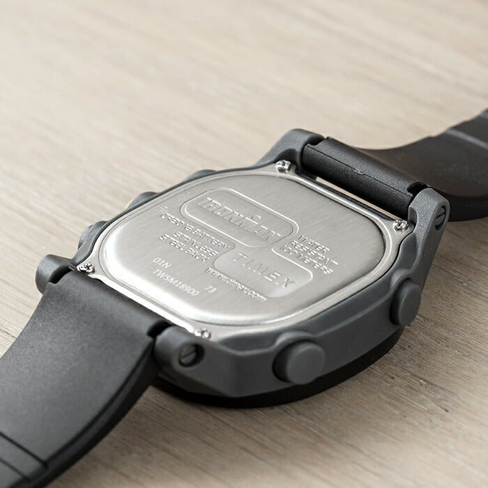 TIMEXタイメックスアイアンマントランジット40MMメンズTW5M18900腕時計レディースランニングウォッチデジタルブラック黒グレー