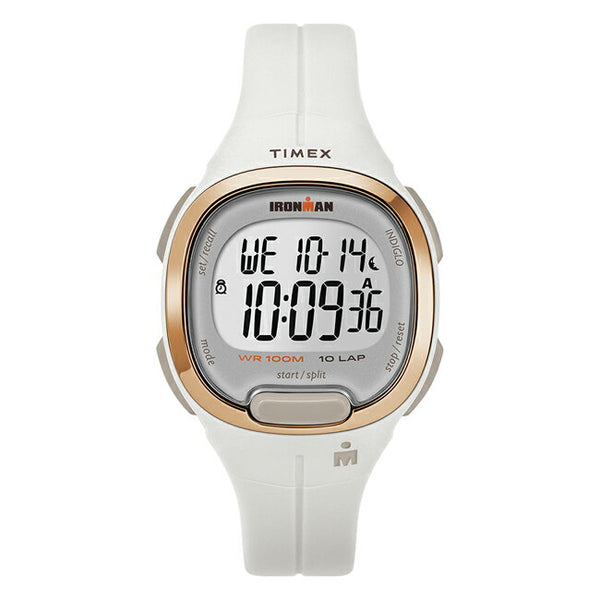 【日本未発売】TIMEXIRONMANタイメックスアイアンマントランジット33MMレディースTW5M19900腕時計時計ブランドランニングウォッチデジタルホワイト白ローズゴールド海外モデルギフトプレゼント