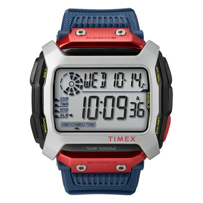 TIMEXCOMMANDタイメックスコマンドショックレッドブルクリフダイビング54MMTW5M20800腕時計時計ブランドメンズデジタルレッド赤ネイビーギフトプレゼント