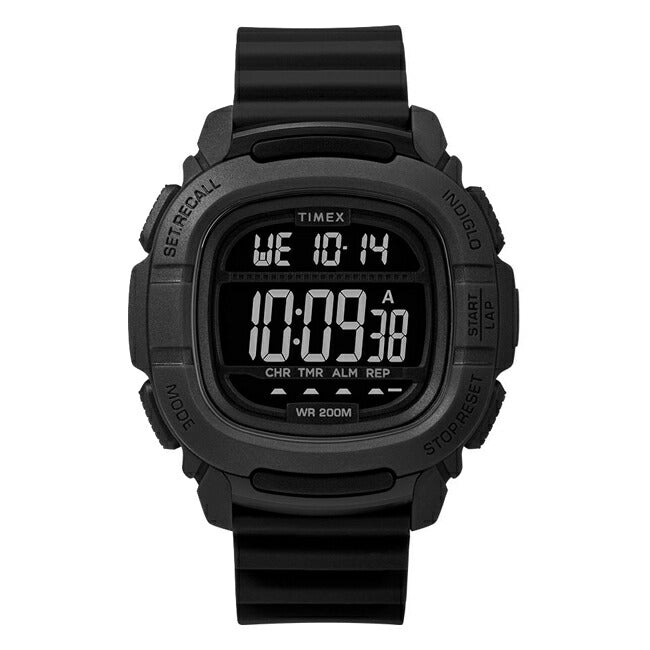 TIMEXCOMMANDタイメックスコマンド47MMTW5M26100腕時計時計ブランドメンズデジタルブラック黒オールブラックギフトプレゼント