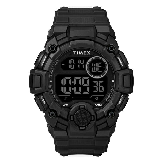 TIMEXタイメックスエーゲームデジタル50MMTW5M27400腕時計時計ブランドメンズデジタルブラック黒オールブラックギフトプレゼント