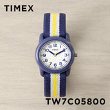 TIMEXタイメックスキッズアナログ29MMTW7C05800腕時計子供男の子女の子ネイビーホワイト白ナイロンベルト海外モデル
