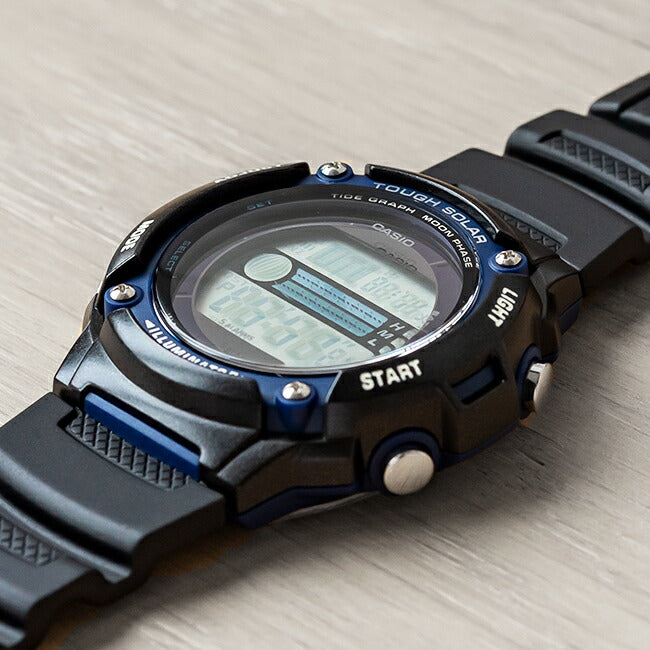【ソーラー】CASIOSPORTSDIGITALカシオスポーツデジタルW-S210H-1A腕時計メンズレディースチープカシオチプカシプチプラ防水ブラック黒ブルー青